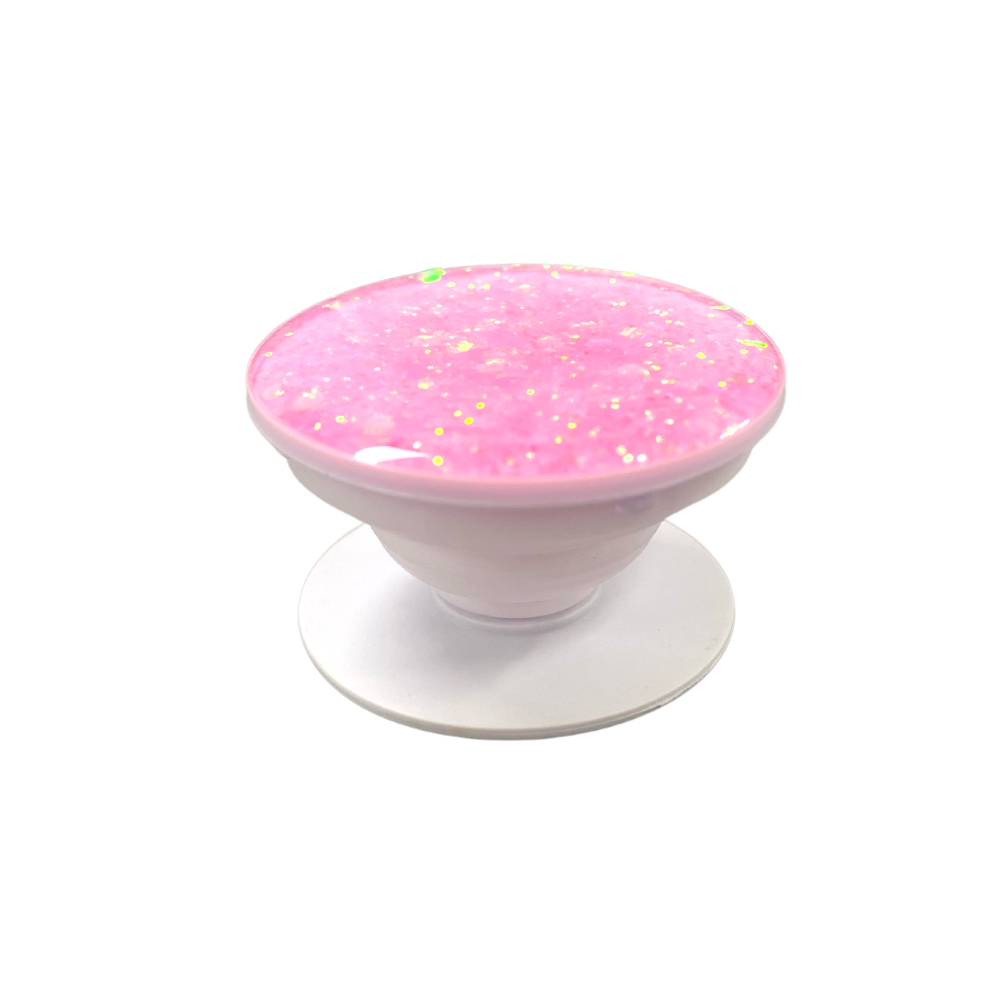 Phone Grip Iridescent Confetti Pink