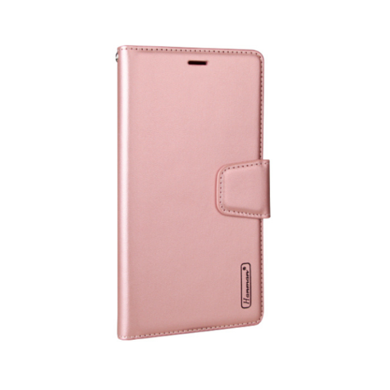 Hanman Flip Wallet Case Samsung A10 Rose Gold