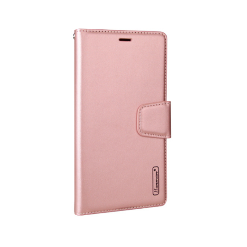 Hanman Flip Wallet Case OPPO Find X5 Lite Rose Gold
