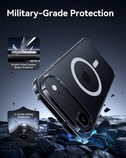 iPhone 17 series Magnetic Back Cover Case Clear