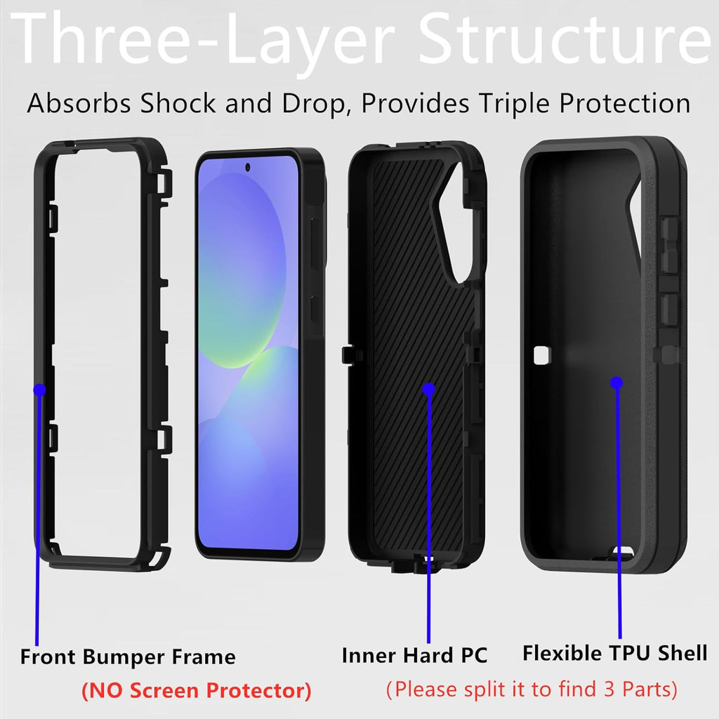 Samsung Galaxy A36/ A56 5G Defender Case Black