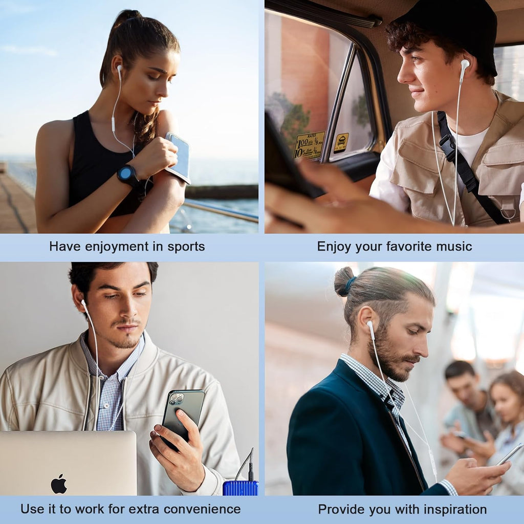 Wired Earpiece Type-C White