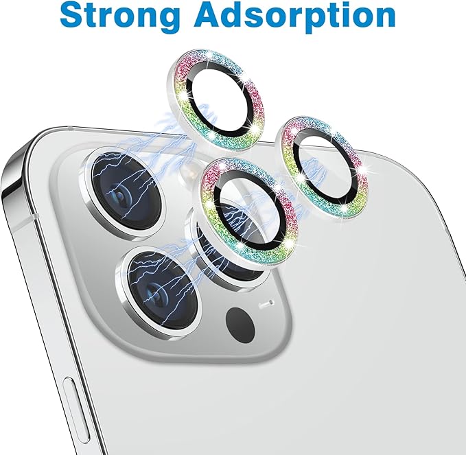 iPhone Camera Lens Protector Tempered Glass Diamond Colorful (1 Piece)