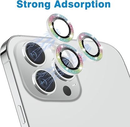 iPhone Camera Lens Protector Tempered Glass Diamond Colorful (1 Piece)