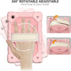 Shockproof Hard iPad Case 9.7 inch Rose Gold