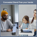 Mini Portable Charger with stand USB to Type-C and Lightning 5,000mAh