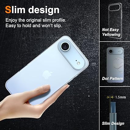 iPhone 17 Air Jelly Clear Case