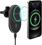 15W Magnetic Car Wireless Charger Mount Air Vent Phone Stand Magsafe Car Holder