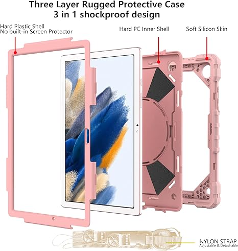 Shockproof Hard iPad Case 9.7 inch Rose Gold