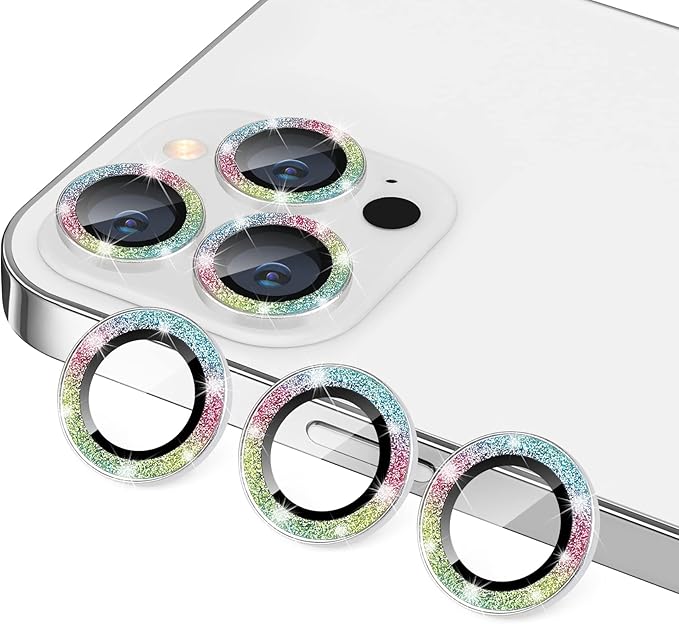 iPhone Camera Lens Protector Tempered Glass Diamond Colorful (1 Piece)