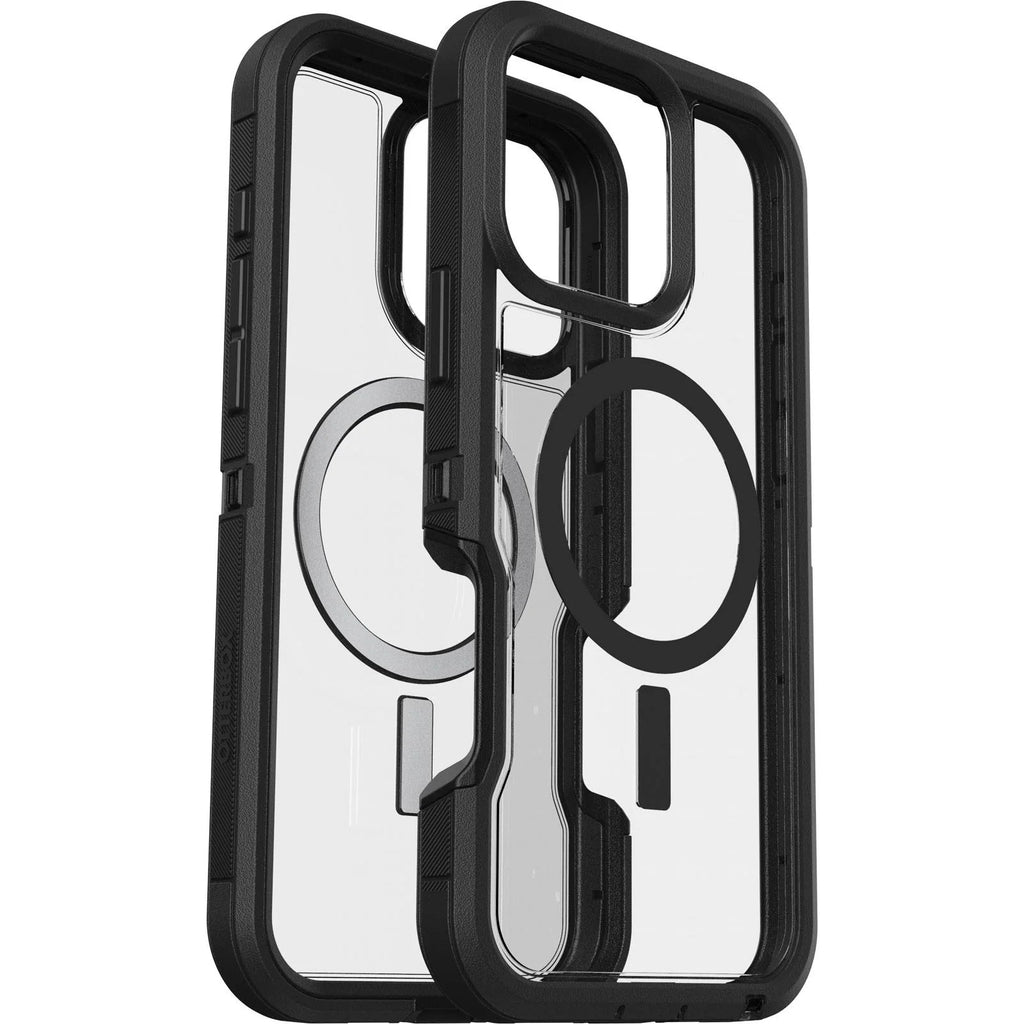 Eclipse Shield MagSafe Case for iPhone - Black-Clear