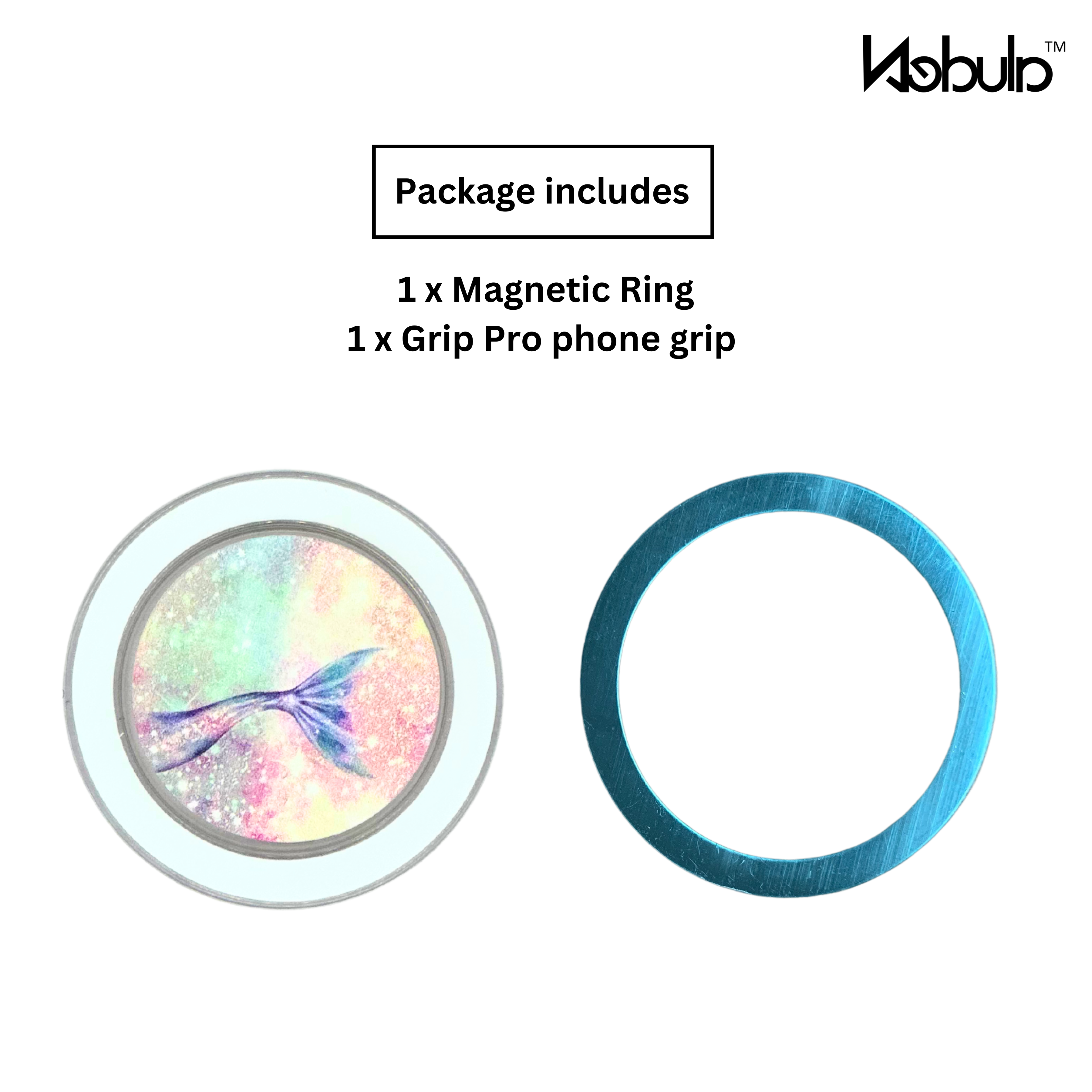 GripPro Magnetic Phone Ring Colorful Mermaid
