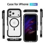 iPhone 17 Pro Eclipse Shield MagSafe Case - Black Clear