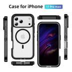 iPhone 17 Pro Max Eclipse Shield MagSafe Case - Black Clear