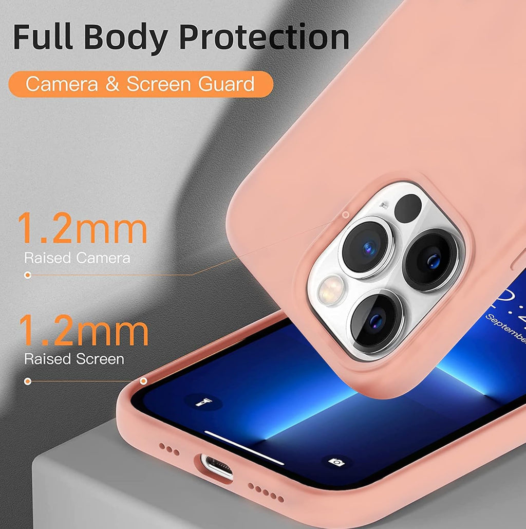 Silicone Rubber Case Sand Pink for iPhone