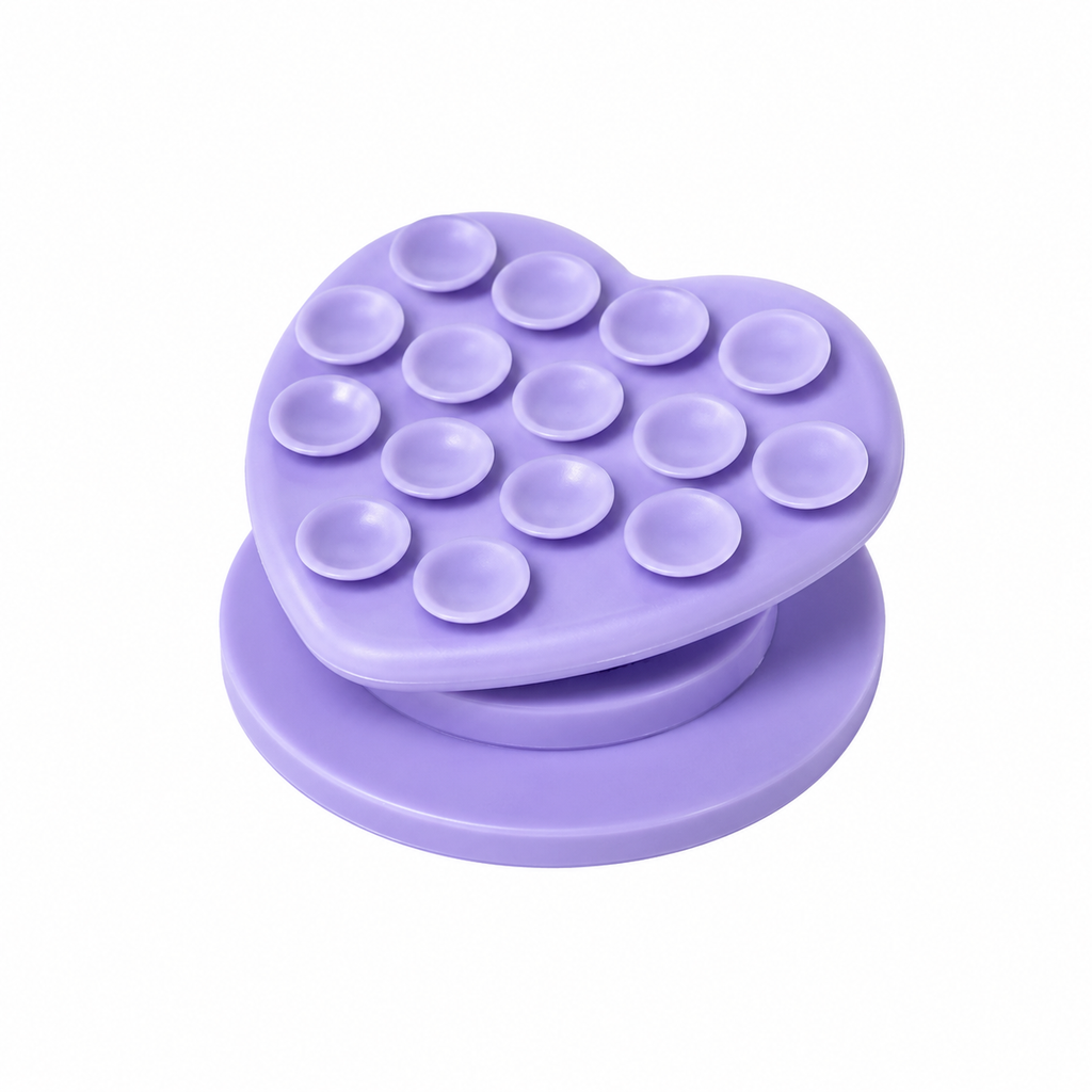 PopGrip MagSafe Suction Heart - Purple