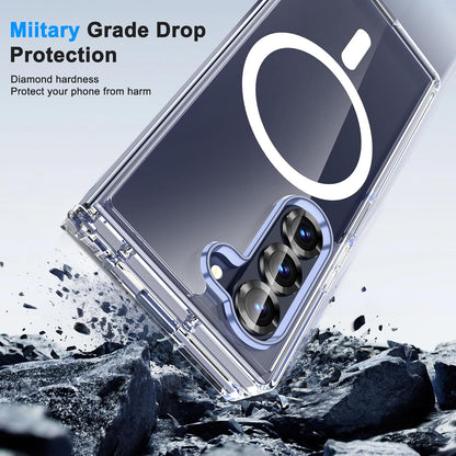 Samsung Galaxy Z Fold 7 Magnetic Back Cover Case Clear