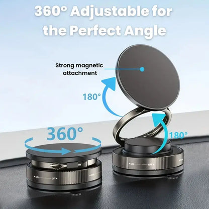 Magnetic Vacuum Suction Phone Holder