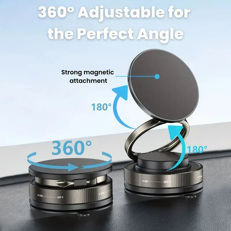 Magnetic Vacuum Suction Phone Holder
