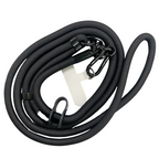 Adjustable Sturdy Rope Crossbody Phone Lanyard Black