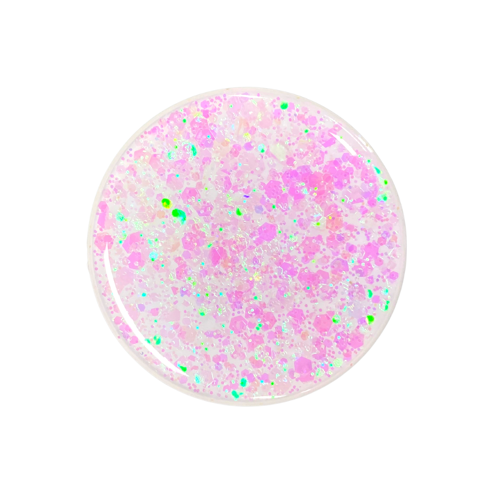 Phone Grip Iridescent Confetti Blush