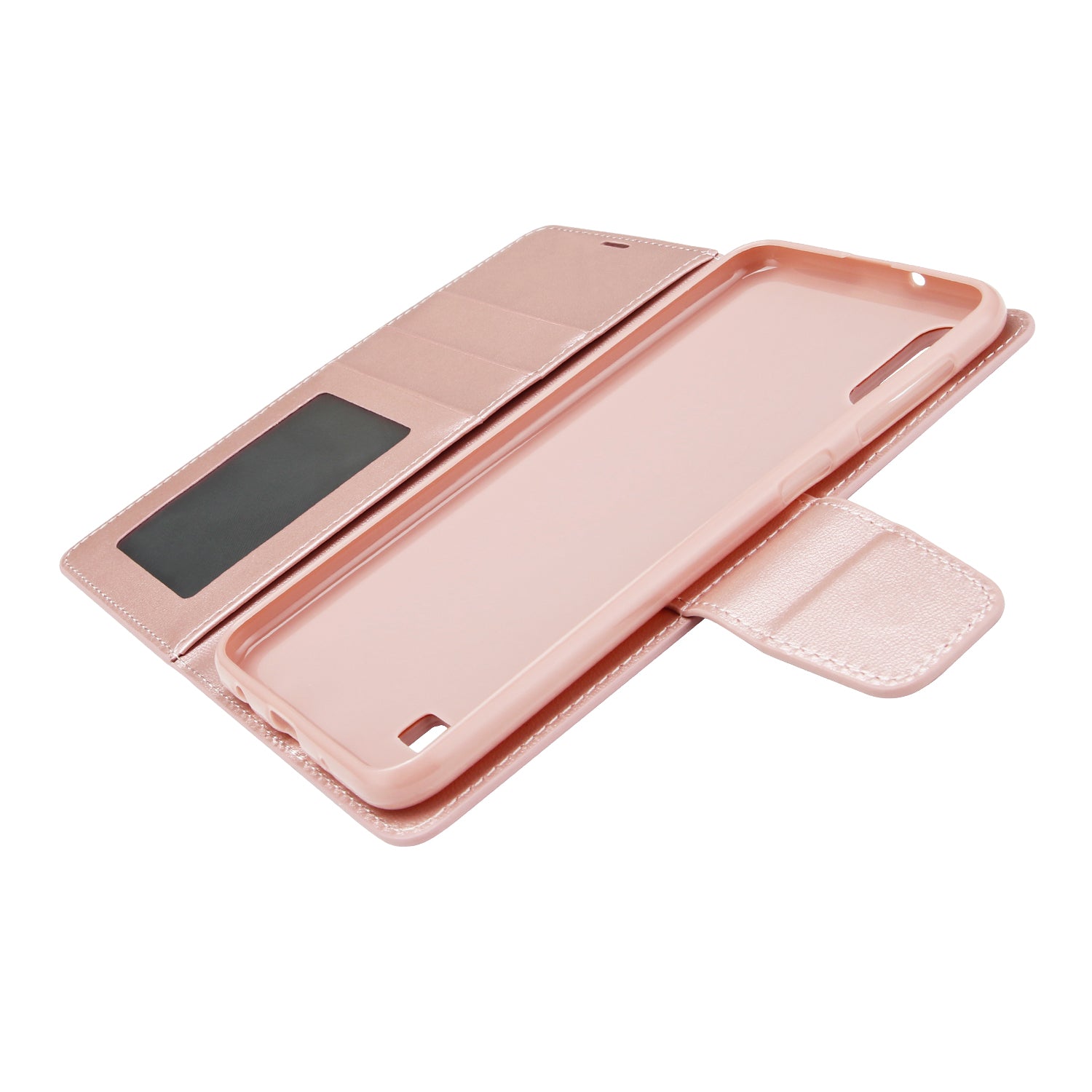 Hanman Flip Wallet Case Samsung A10 Rose Gold