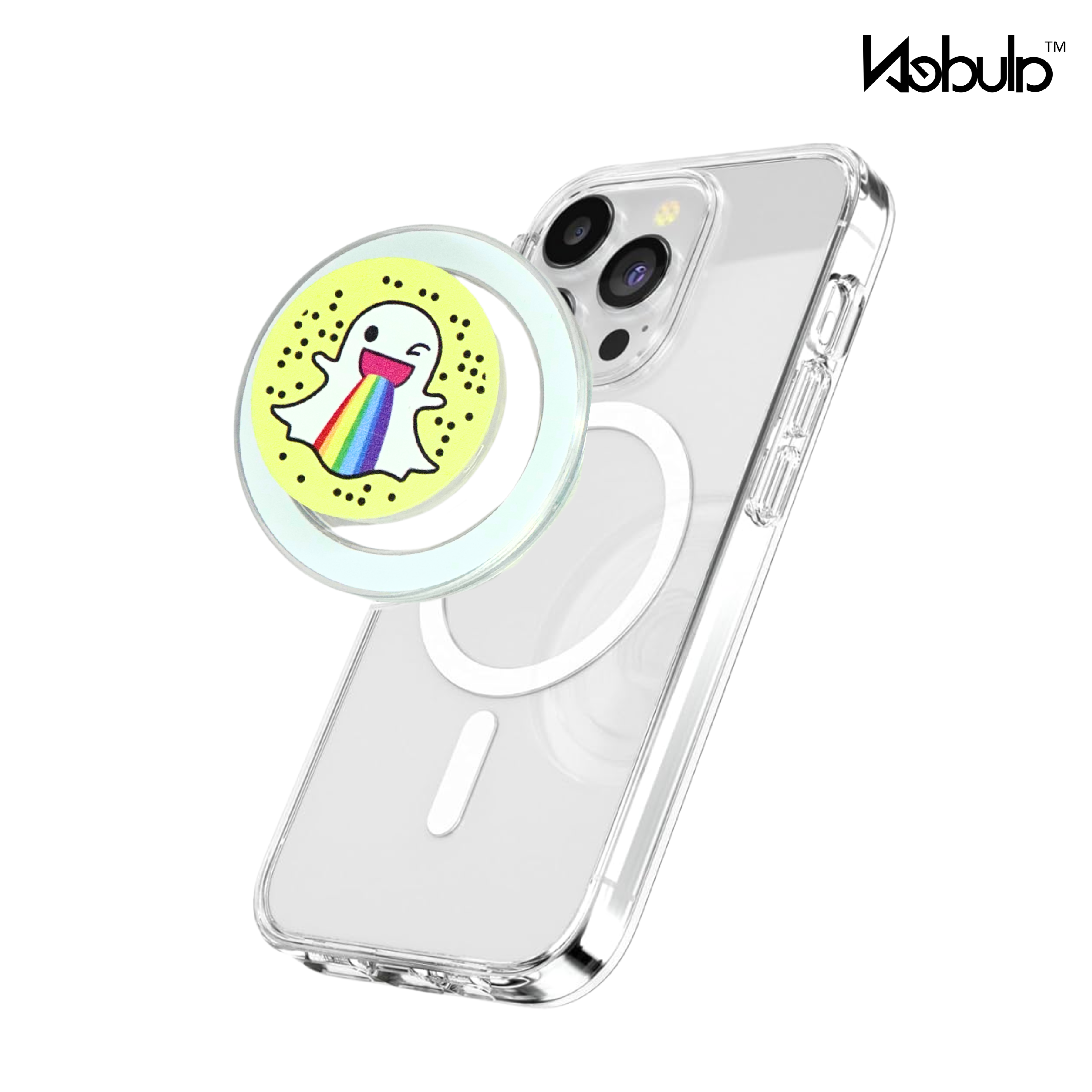 GripPro Magnetic Phone Ring Smile Rainbow