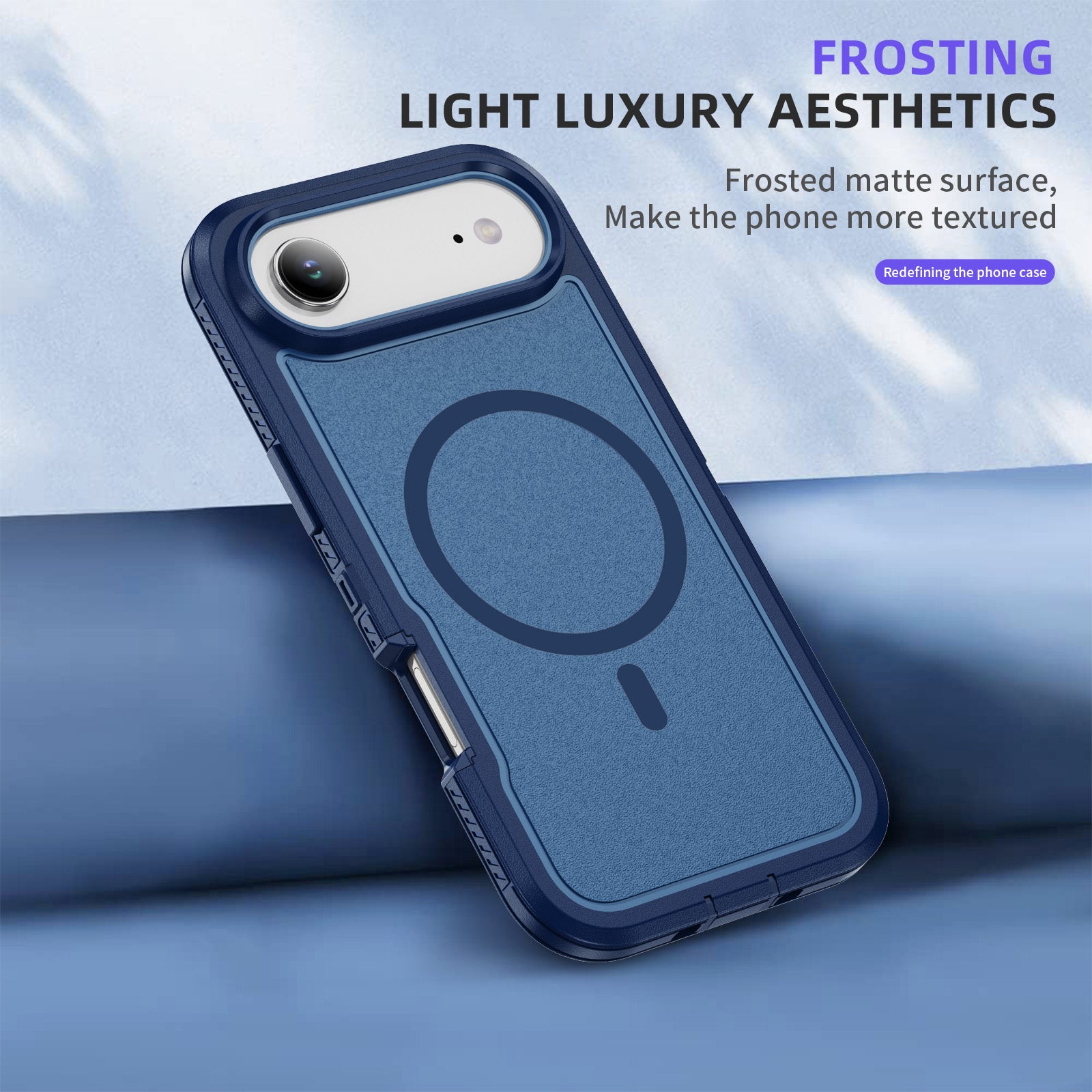 iPhone 17 Air Eclipse Shield MagSafe Case Blue