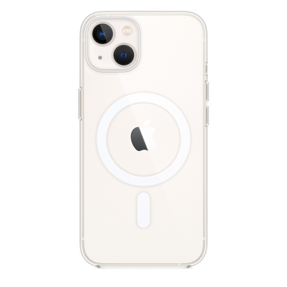 Magnetic Back Cover Clear Case for iPhone