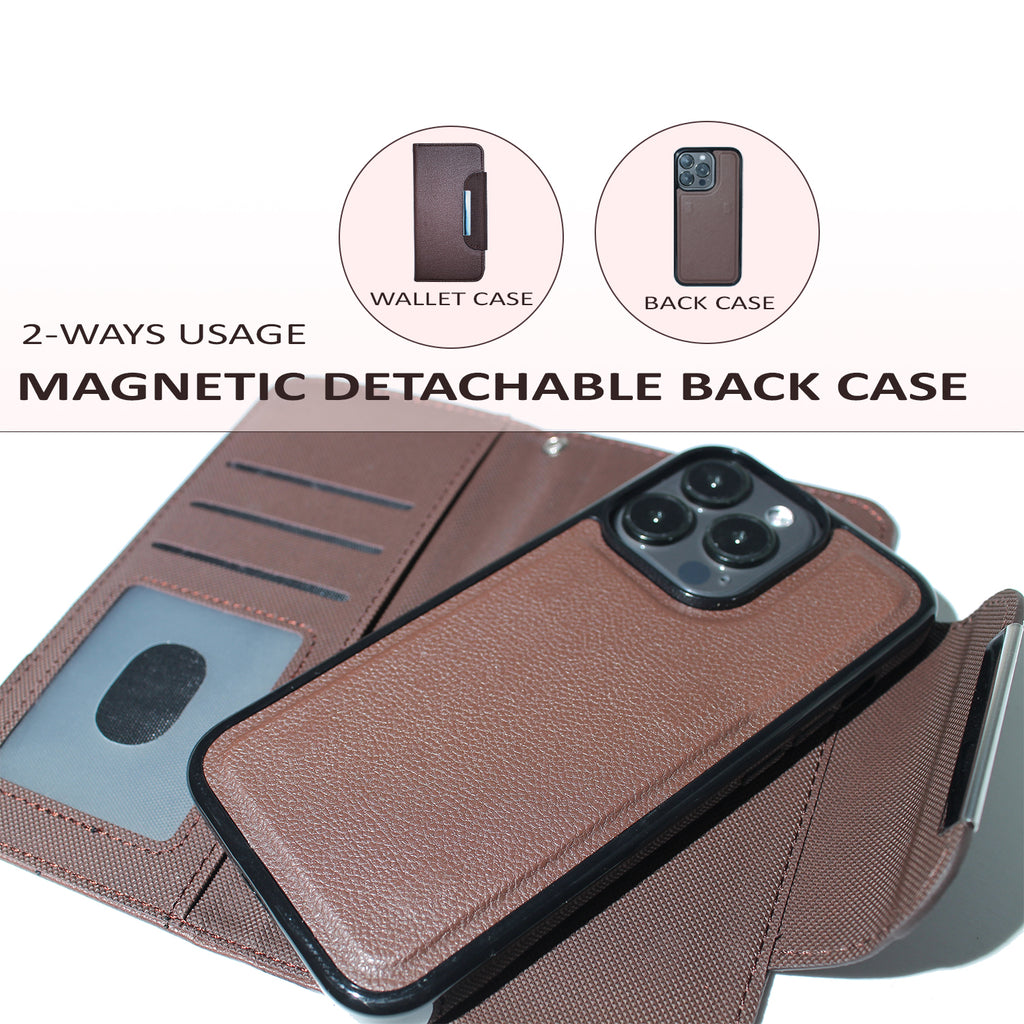 Magnetic Detachable Wallet Case - iPhone