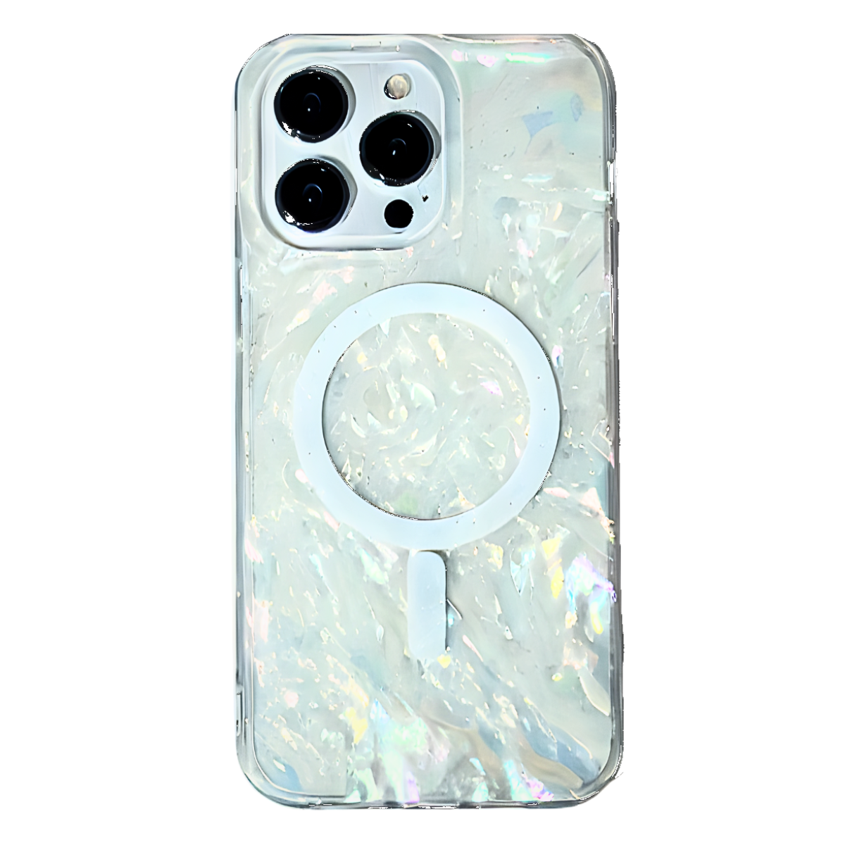 Opal Shell Magsafe Case White - iPhone Cases
