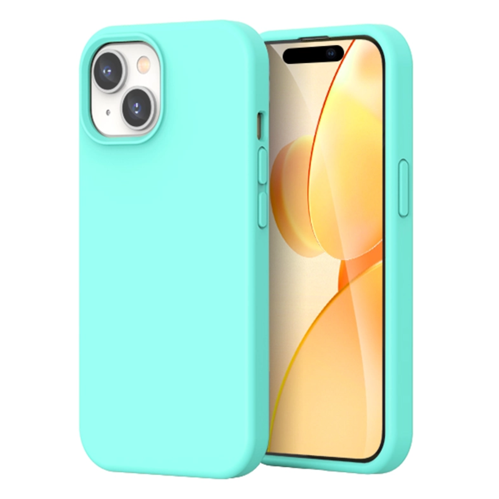 iPhone 15 Pro/14Pro Silicone Rubber Case Mint