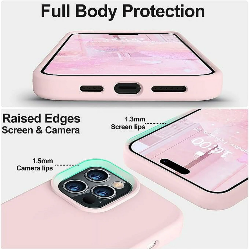 Silicone Rubber Case Sand Pink for iPhone