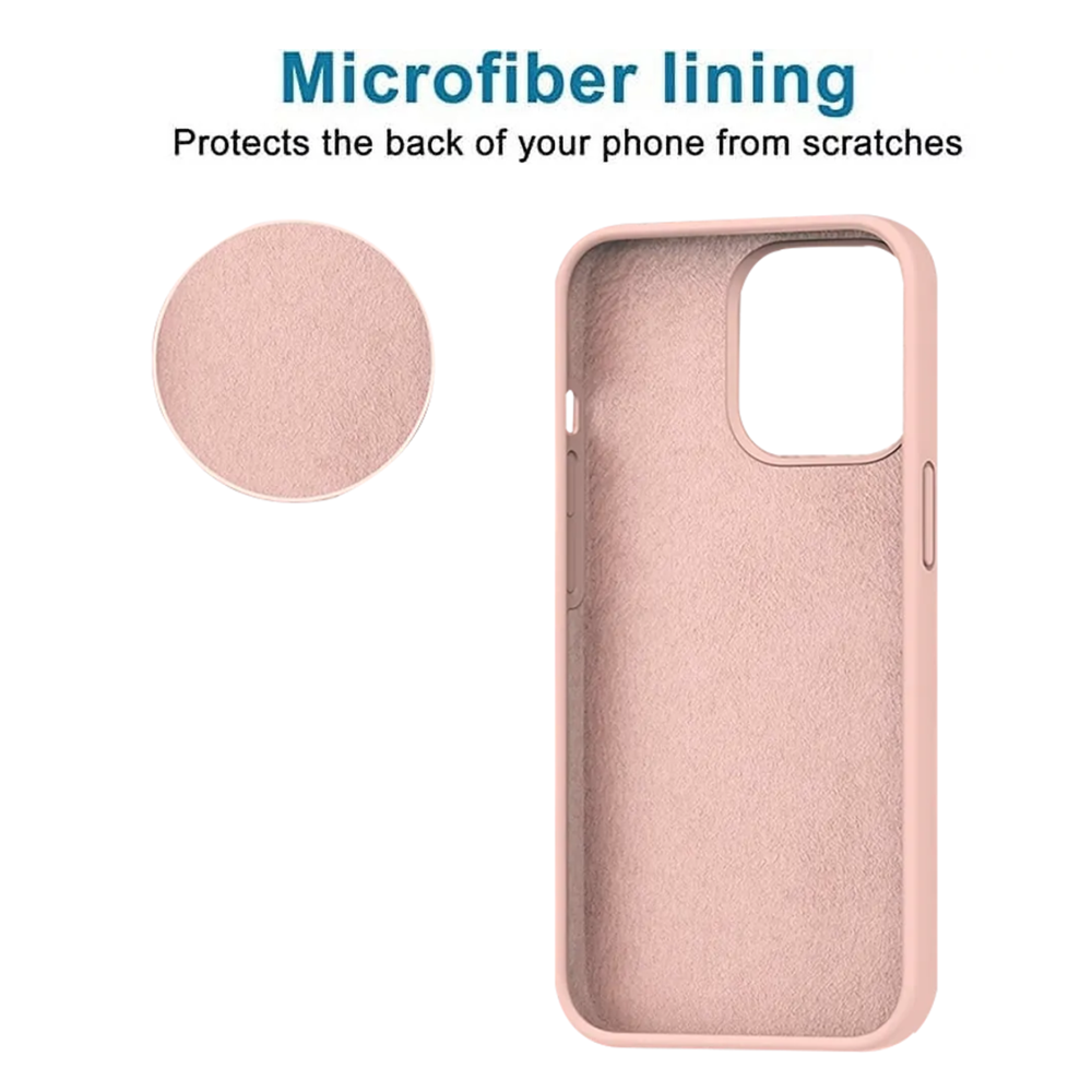 Silicone Rubber Case Sand Pink for iPhone