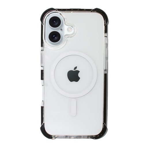Nebula Clear Back Tough Case with MagSafe for iPhone – Black