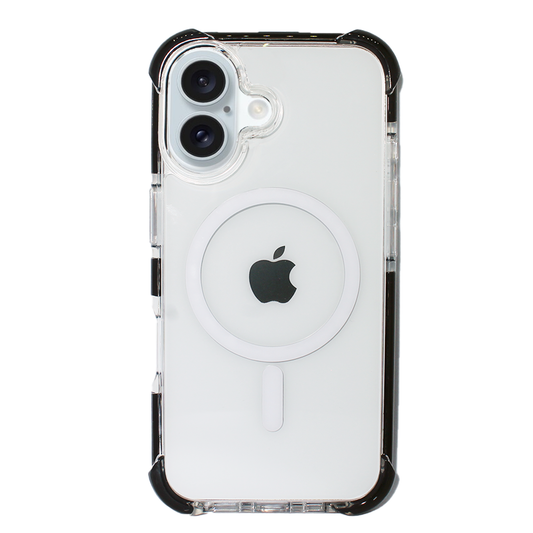 Nebula Clear Back Tough Case with MagSafe for iPhone – Black