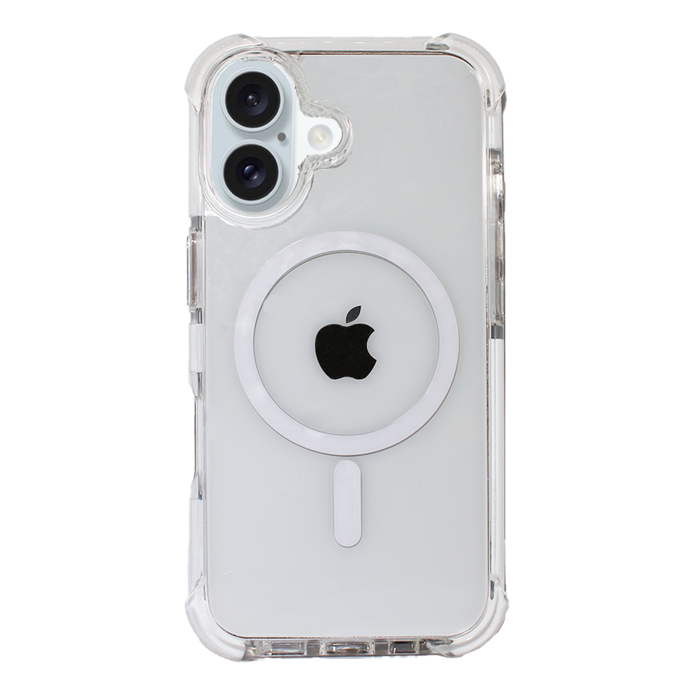 Nebula Clear Back Tough Case with MagSafe for iPhone – White