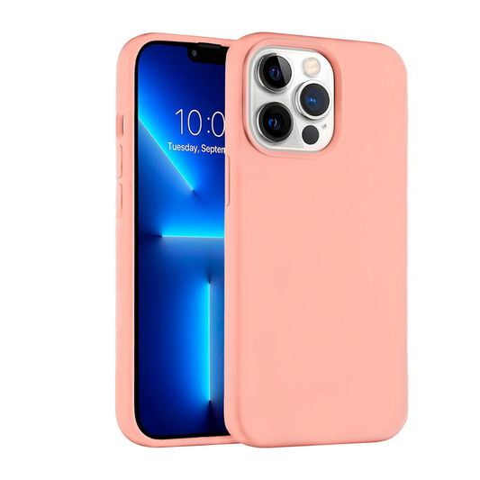Silicone Rubber Case Sand Pink for iPhone