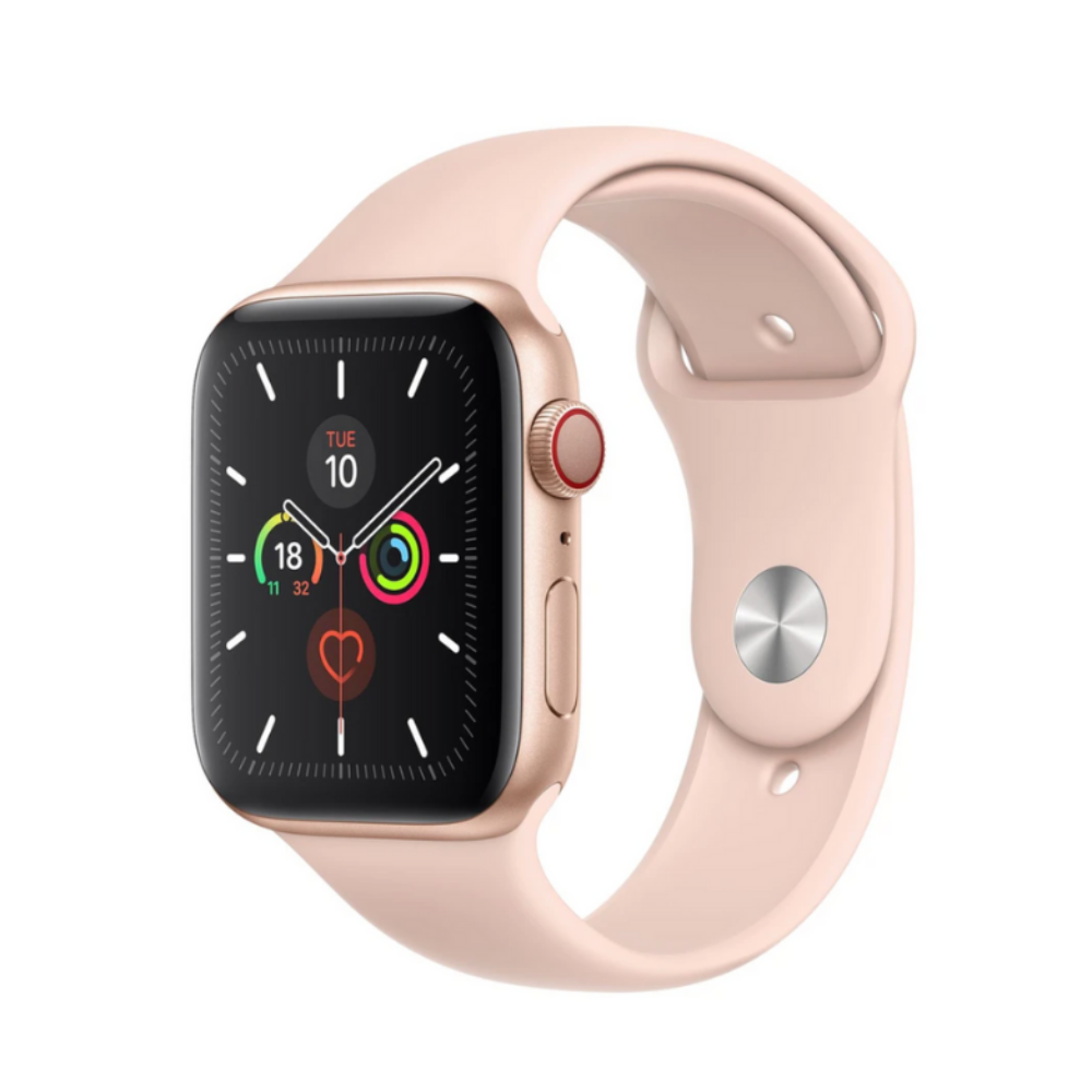 Apple Watch Silicone Black Nod Sand Pink