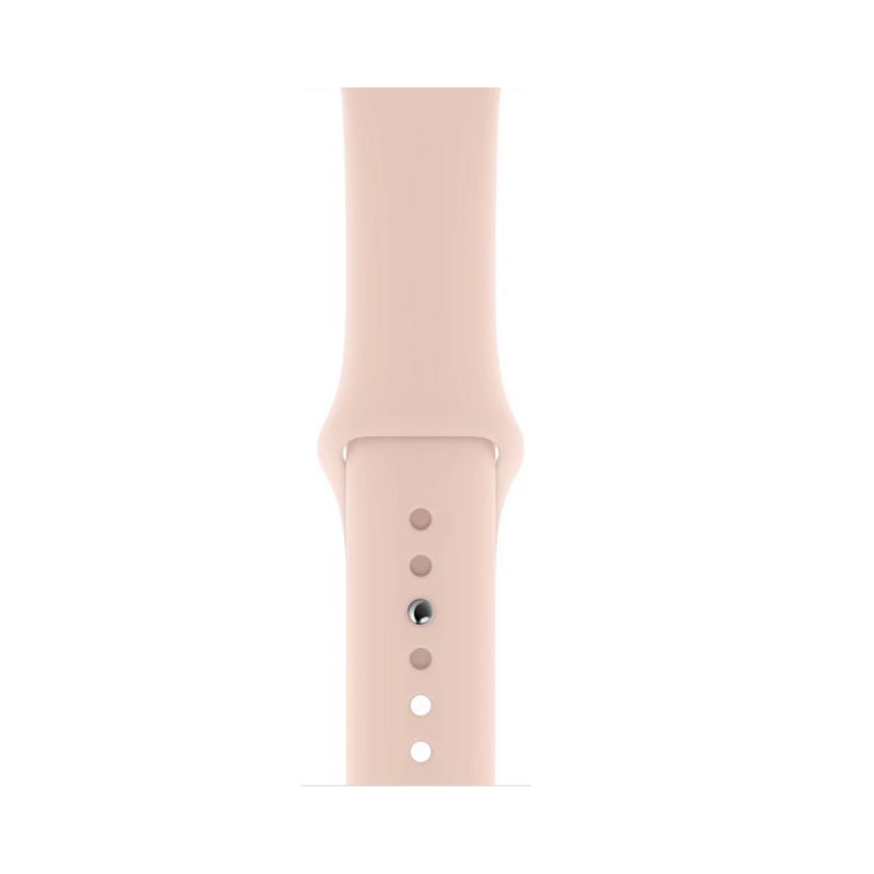 Apple Watch Silicone Black Nod Sand Pink
