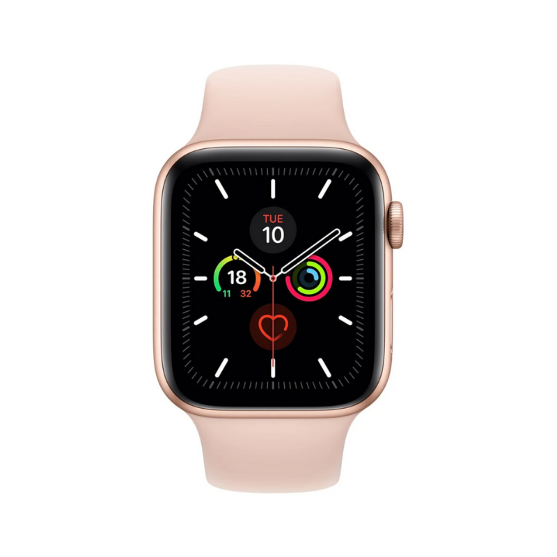 Apple Watch Silicone Black Nod Sand Pink