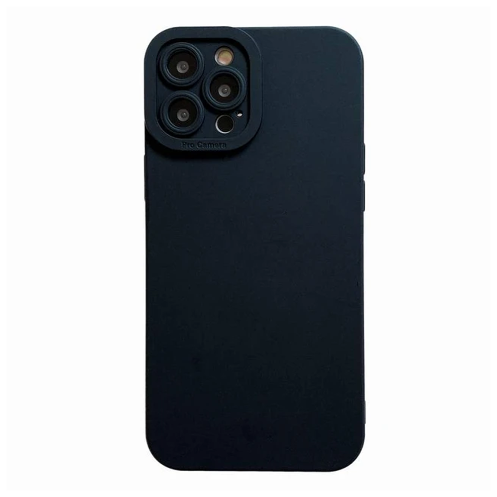 iPhone 12 Pro Silicone Rubber Case Black