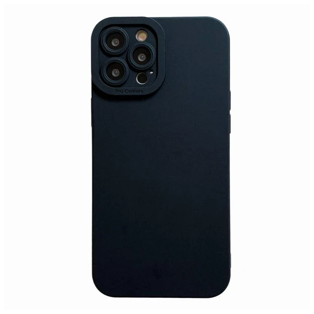 Silicone Rubber Case for iPhone - Black