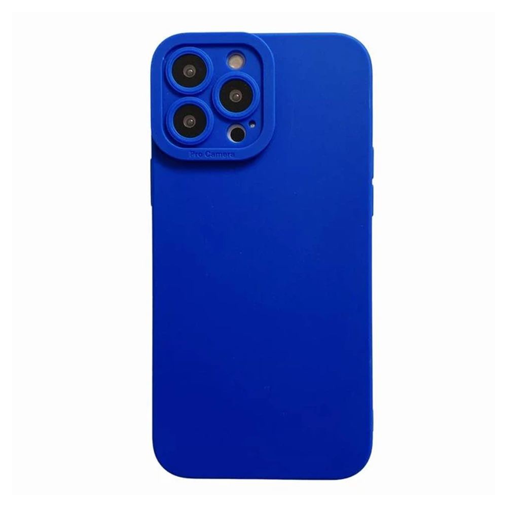 iPhone XR Silicone Rubber Case Blue