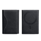 Slim Tri-Fold MagSafe Wallet & Phone Stand Black