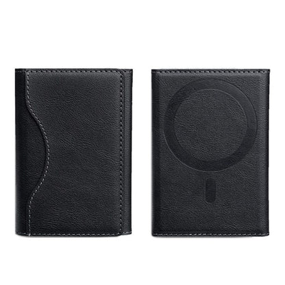Slim Tri-Fold MagSafe Wallet & Phone Stand Black