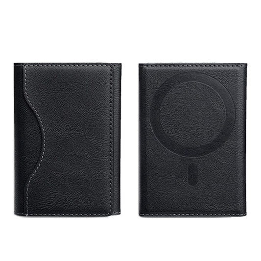 Slim Tri-Fold MagSafe Wallet & Phone Stand Black