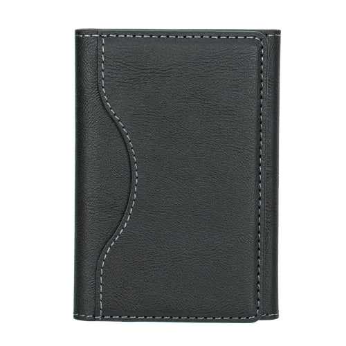 Slim Tri-Fold MagSafe Wallet & Phone Stand Black