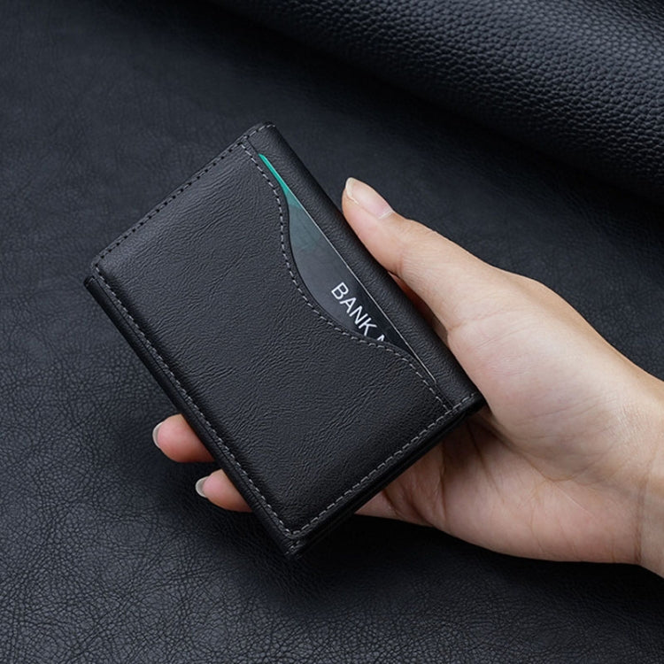 Slim Tri-Fold MagSafe Wallet & Phone Stand Black