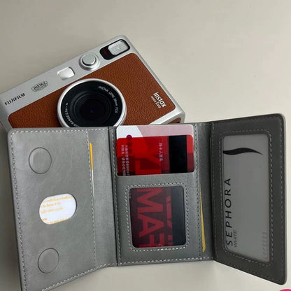 Slim Tri-Fold MagSafe Wallet & Phone Stand Grey